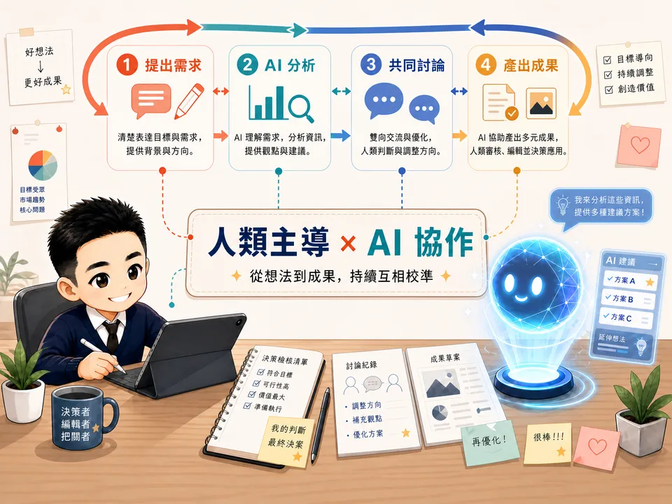 與生成式 AI 協作